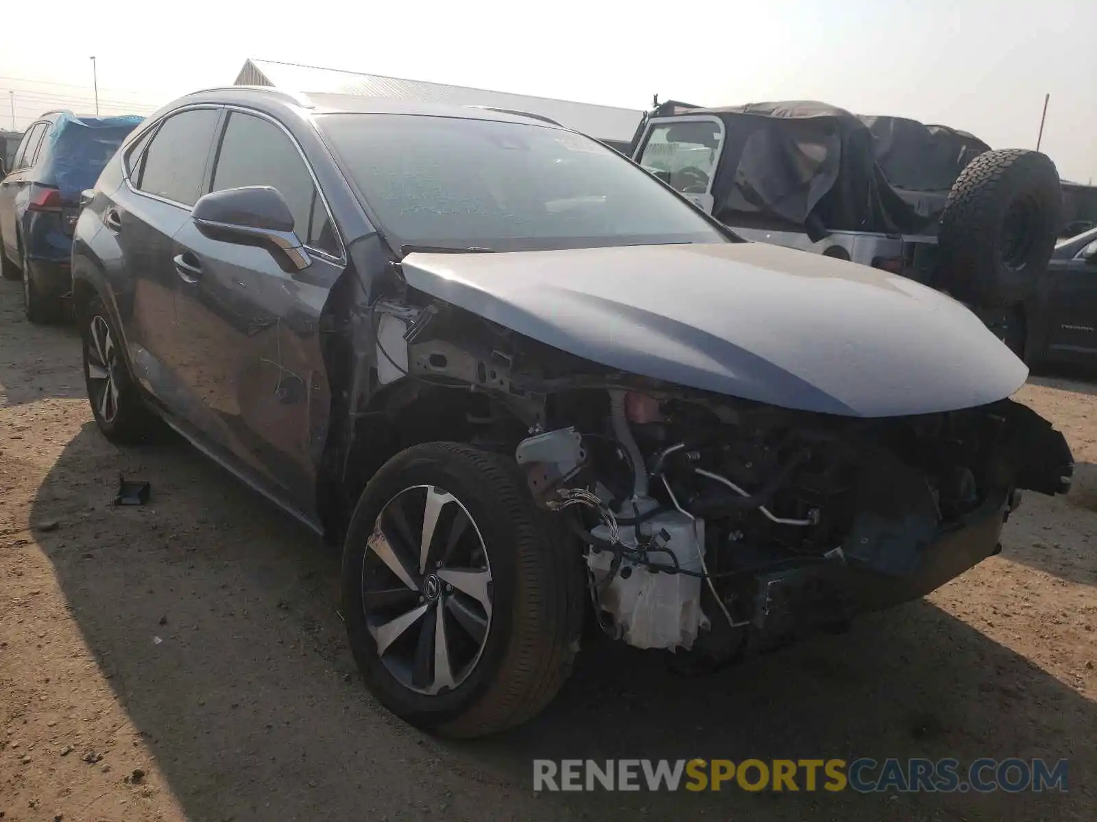 1 Photograph of a damaged car JTJBARBZ6K2212959 LEXUS NX 2019