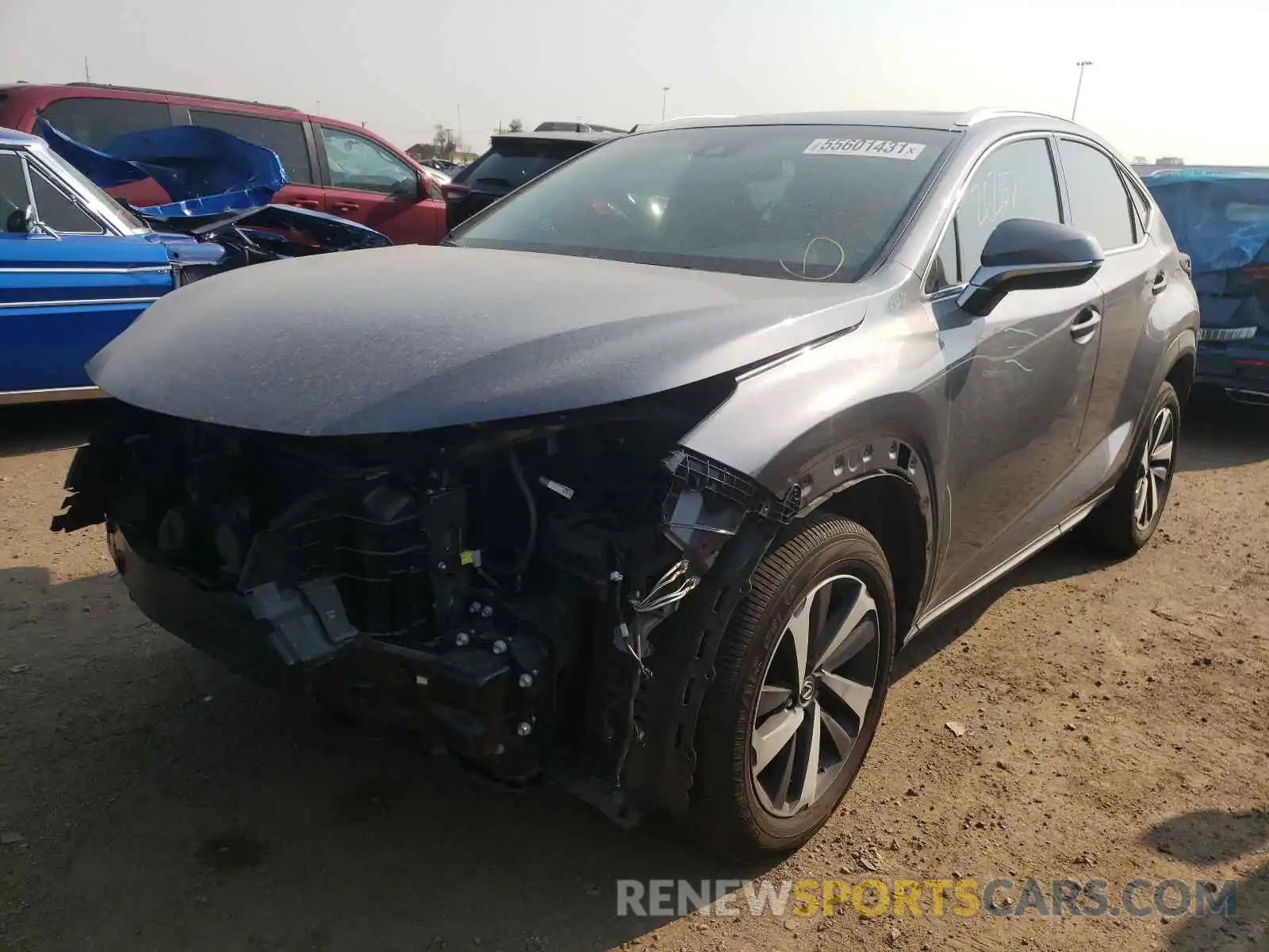 2 Фотография поврежденного автомобиля JTJBARBZ6K2212959 LEXUS NX 2019