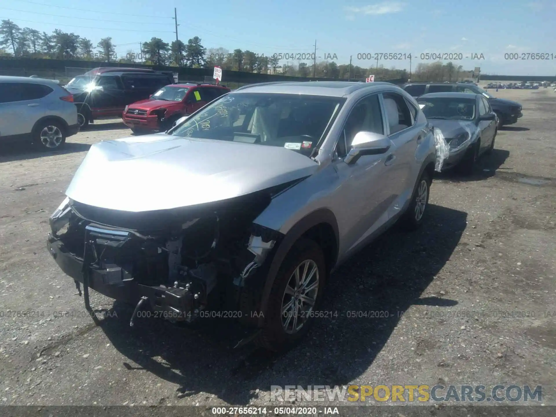 2 Photograph of a damaged car JTJBARBZ6K2213531 LEXUS NX 2019