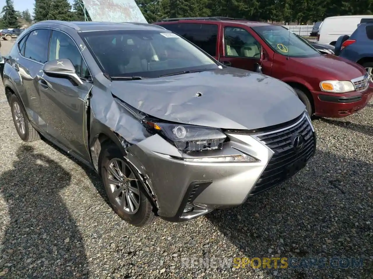 1 Photograph of a damaged car JTJBARBZ6K2213559 LEXUS NX 2019