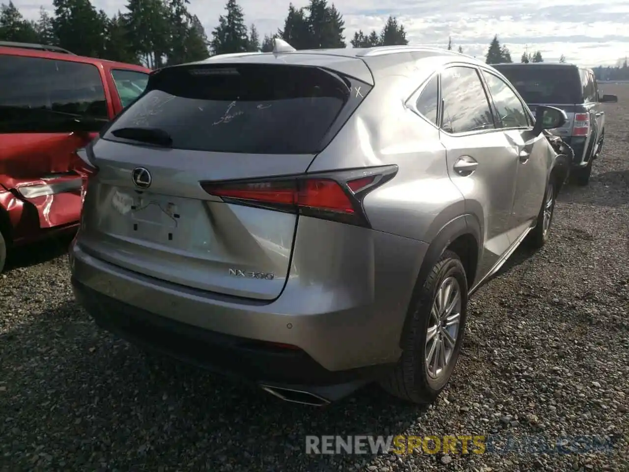 4 Photograph of a damaged car JTJBARBZ6K2213559 LEXUS NX 2019