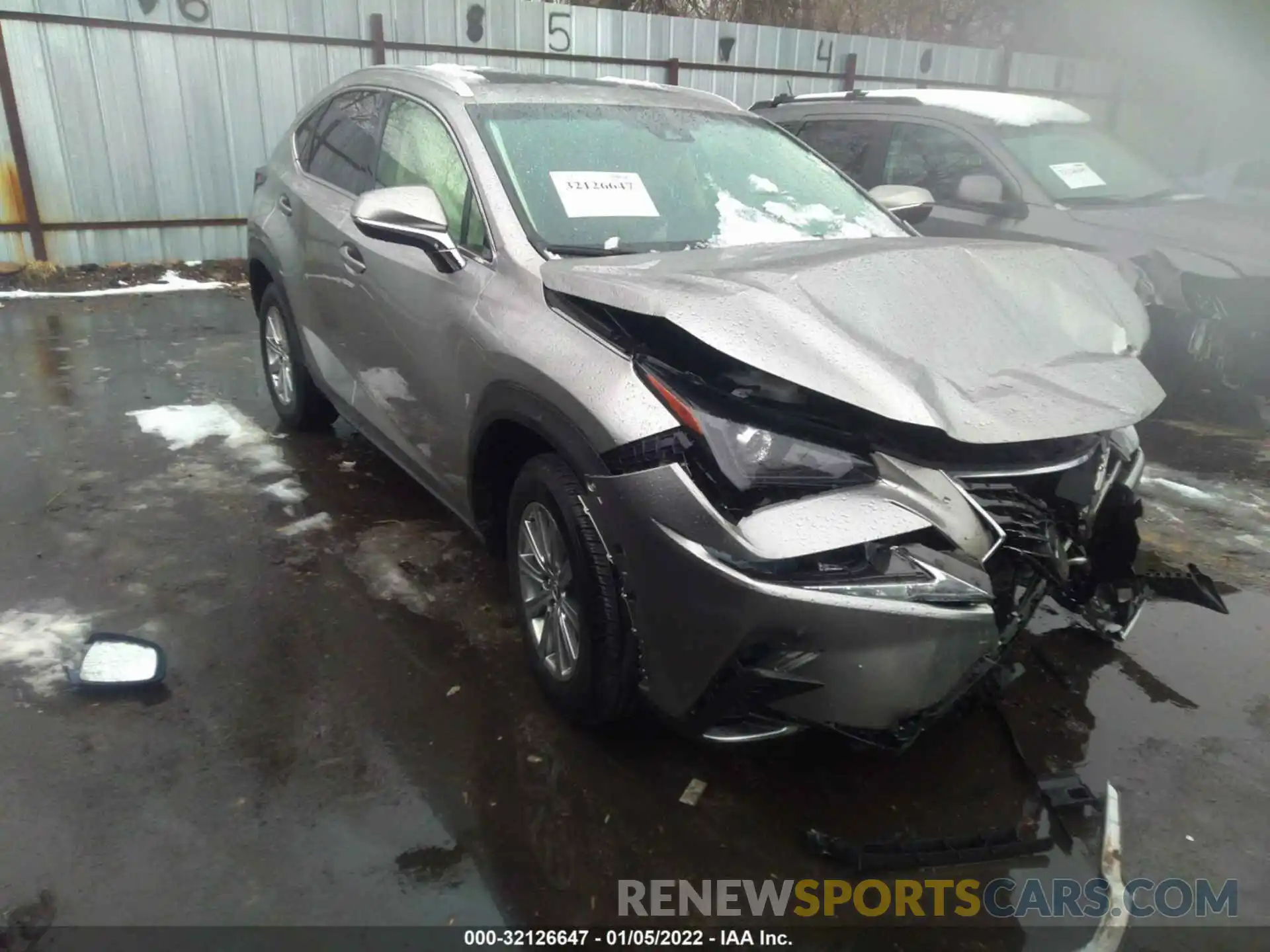 1 Photograph of a damaged car JTJBARBZ6K2213707 LEXUS NX 2019