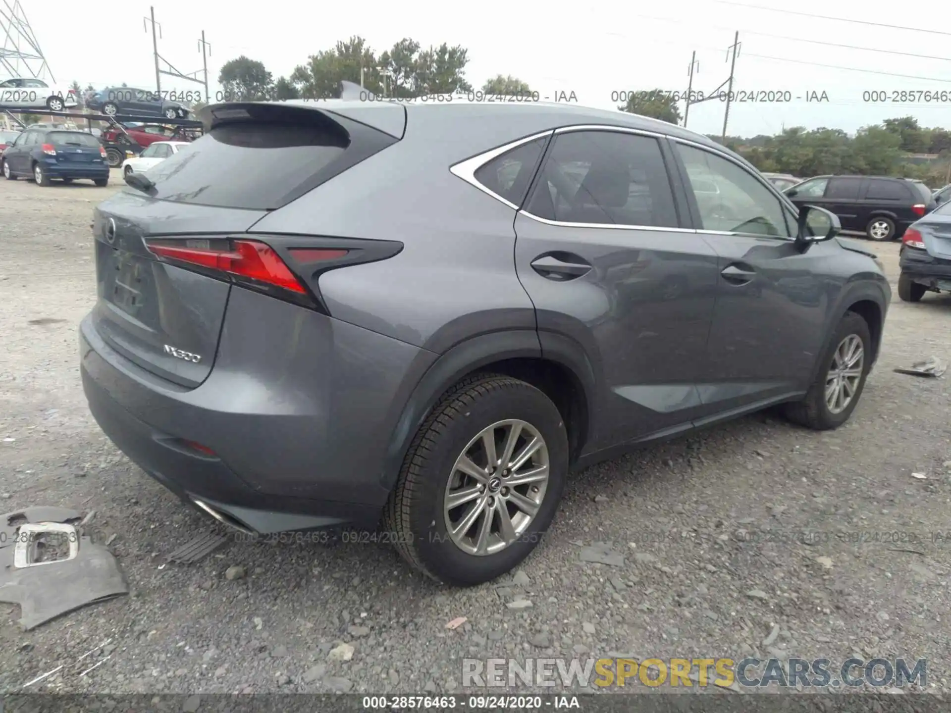 4 Фотография поврежденного автомобиля JTJBARBZ6K2214260 LEXUS NX 2019