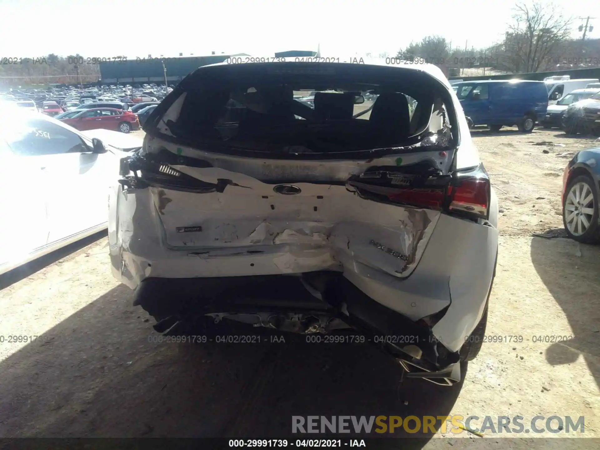 6 Фотография поврежденного автомобиля JTJBARBZ6K2215988 LEXUS NX 2019