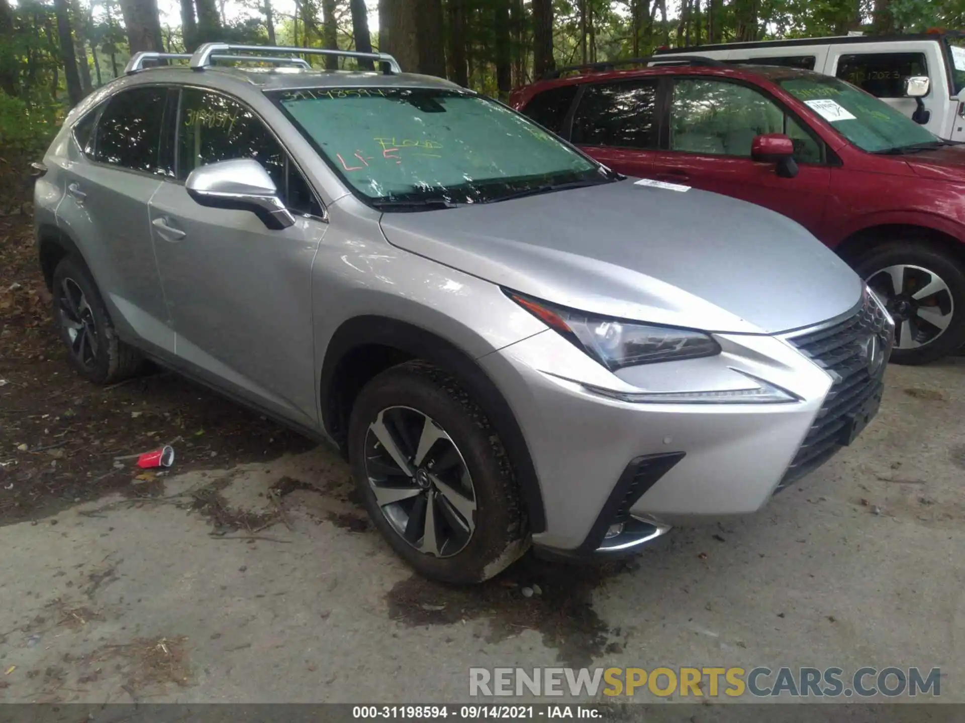 1 Photograph of a damaged car JTJBARBZ6K2217420 LEXUS NX 2019