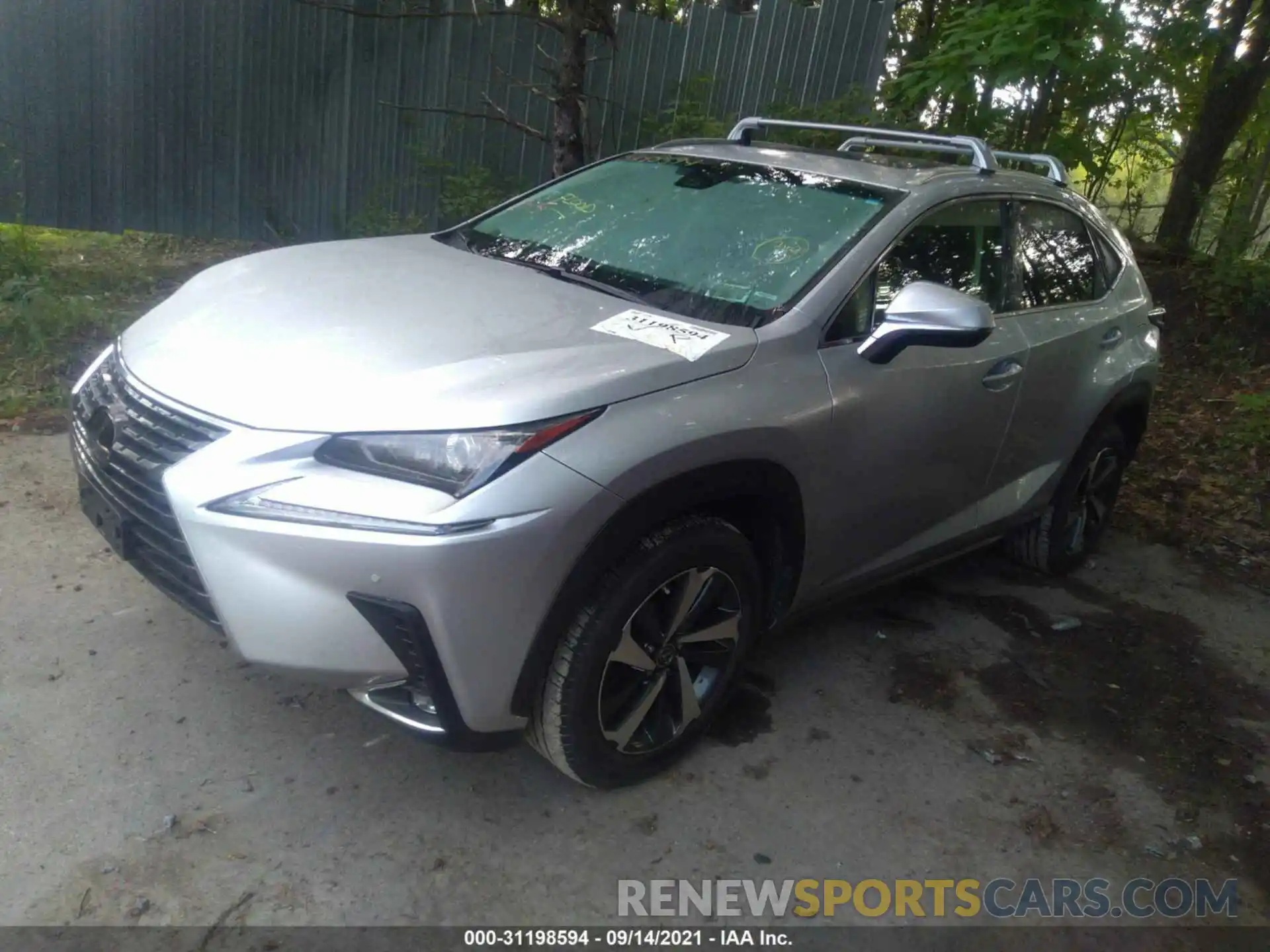 2 Photograph of a damaged car JTJBARBZ6K2217420 LEXUS NX 2019