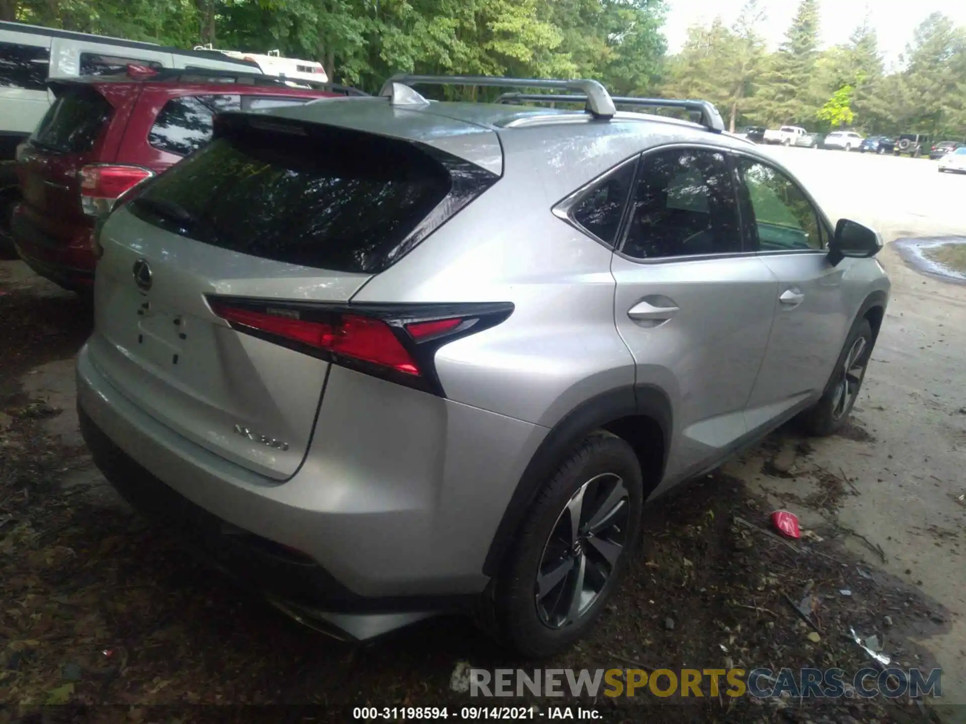 4 Photograph of a damaged car JTJBARBZ6K2217420 LEXUS NX 2019