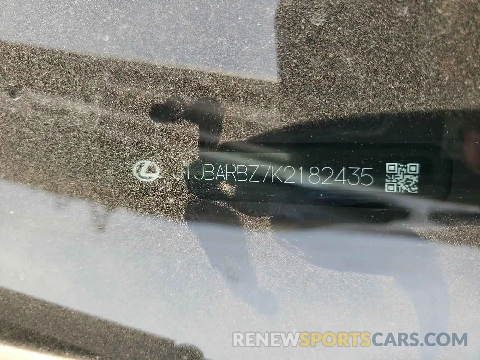 10 Photograph of a damaged car JTJBARBZ7K2182435 LEXUS NX 2019