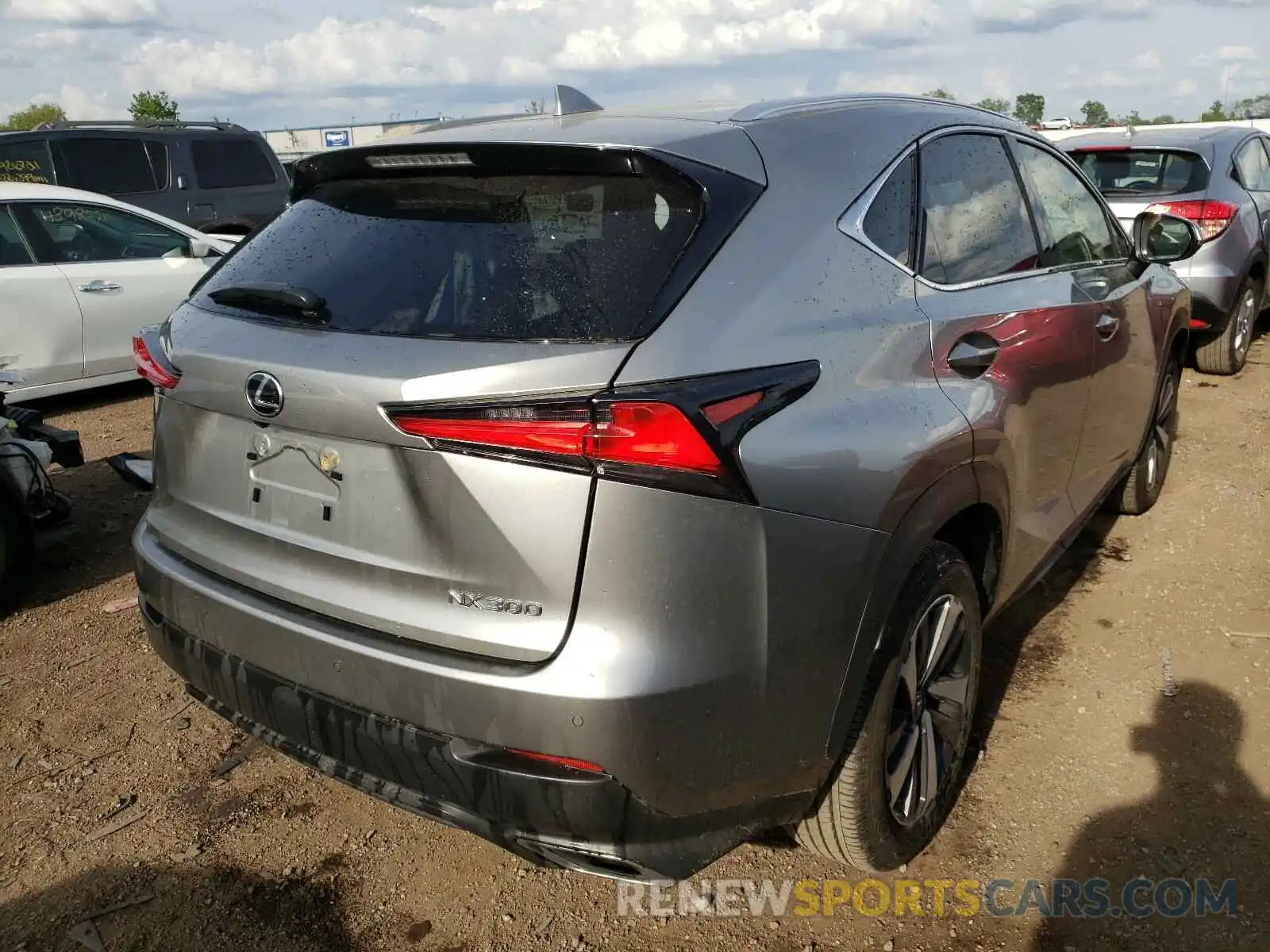 4 Photograph of a damaged car JTJBARBZ7K2182435 LEXUS NX 2019