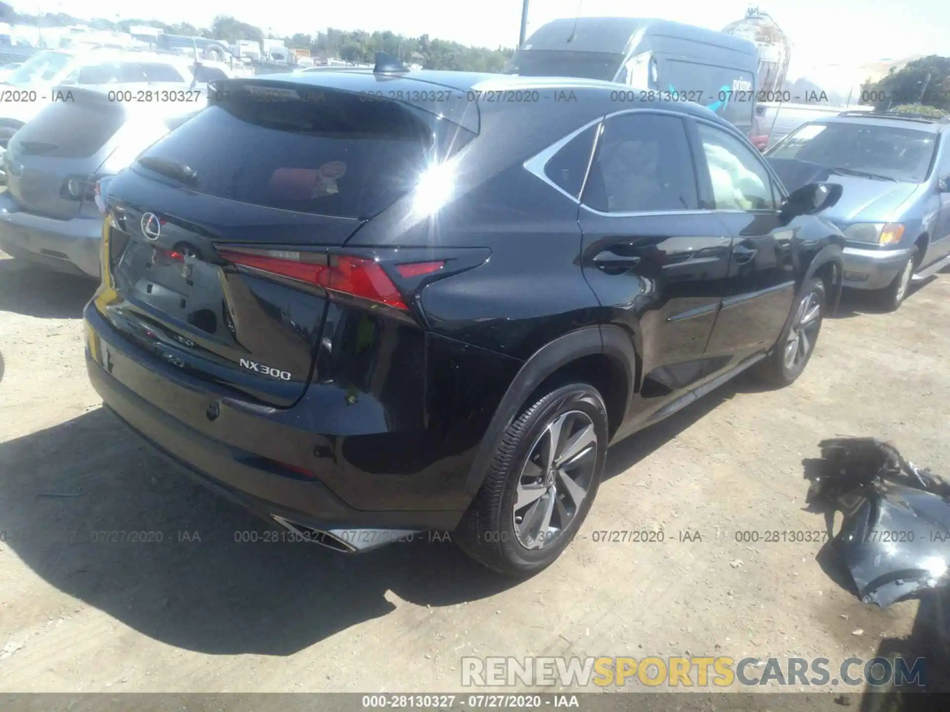 4 Фотография поврежденного автомобиля JTJBARBZ7K2182953 LEXUS NX 2019