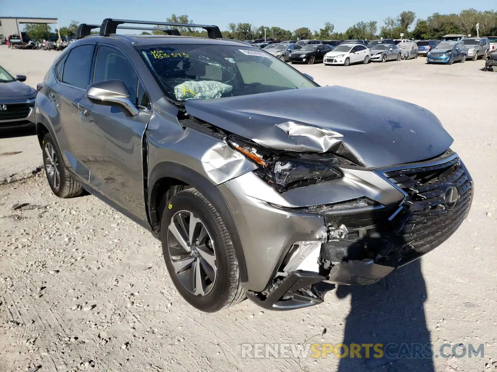 1 Photograph of a damaged car JTJBARBZ7K2183343 LEXUS NX 2019