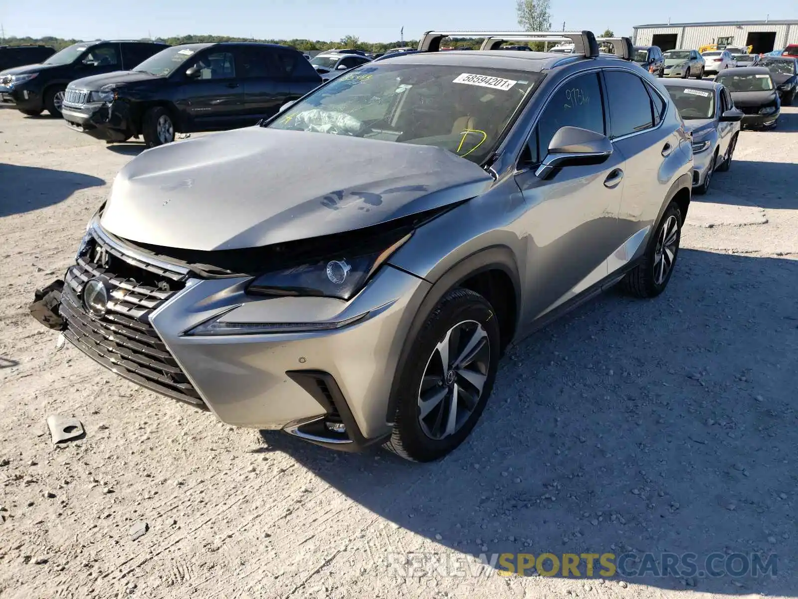 2 Photograph of a damaged car JTJBARBZ7K2183343 LEXUS NX 2019