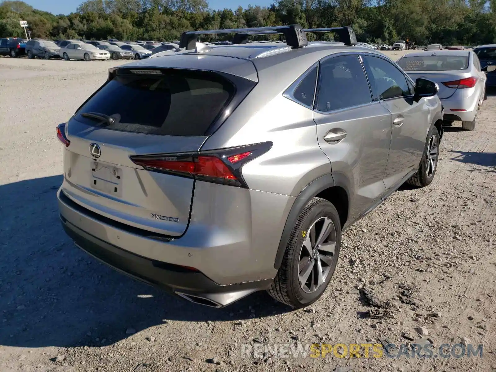 4 Photograph of a damaged car JTJBARBZ7K2183343 LEXUS NX 2019