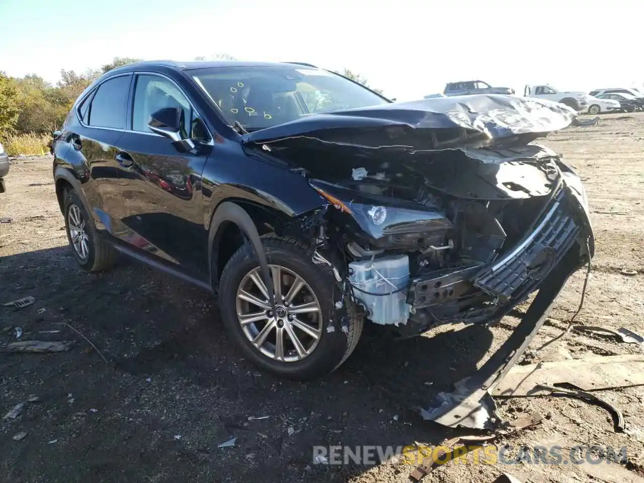 1 Photograph of a damaged car JTJBARBZ7K2186372 LEXUS NX 2019