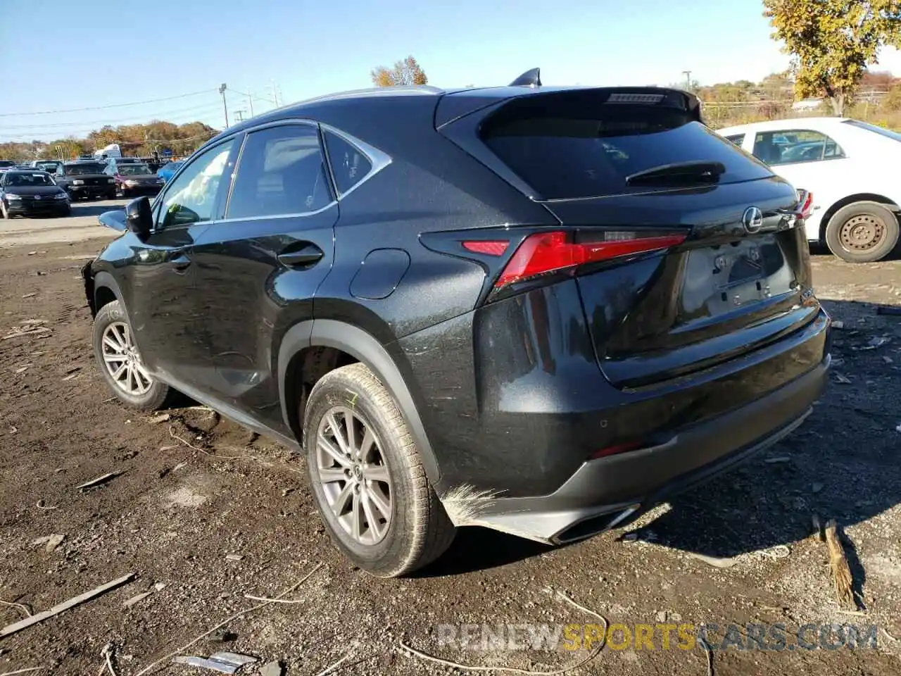 3 Photograph of a damaged car JTJBARBZ7K2186372 LEXUS NX 2019