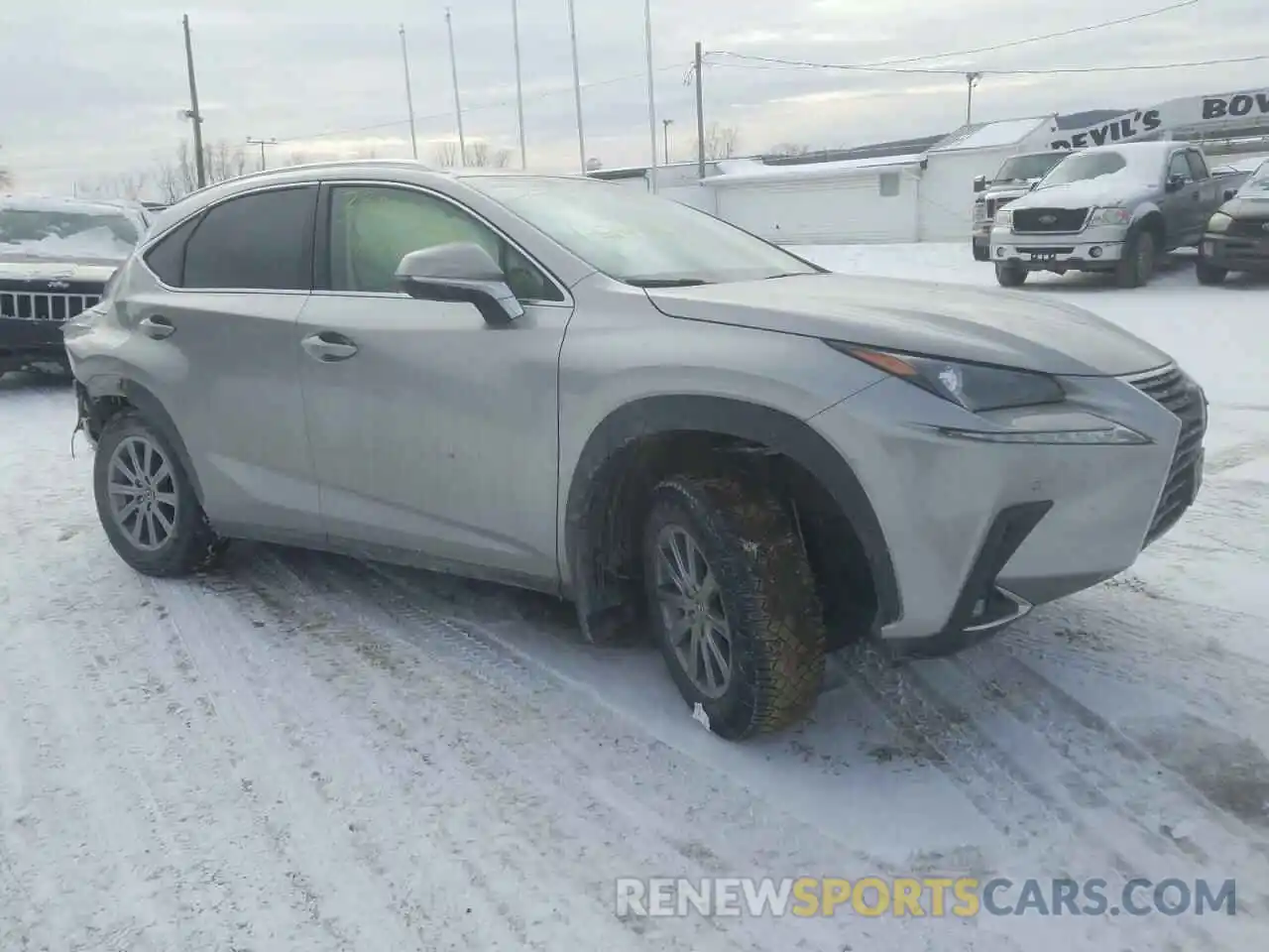 1 Photograph of a damaged car JTJBARBZ7K2186632 LEXUS NX 2019