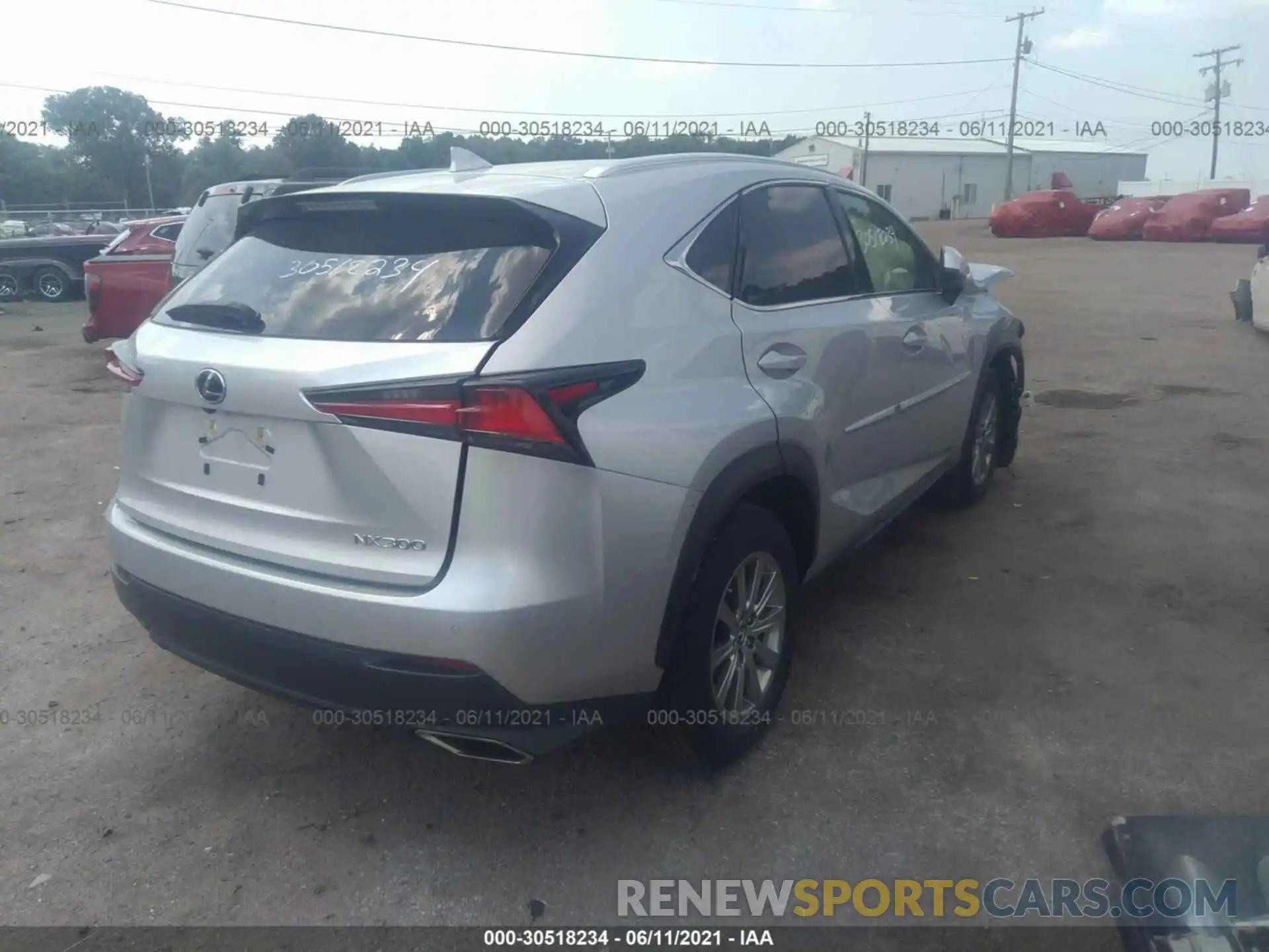 4 Фотография поврежденного автомобиля JTJBARBZ7K2186825 LEXUS NX 2019