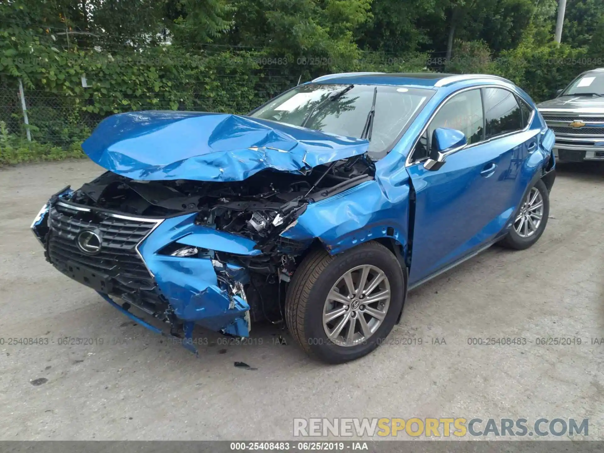 2 Photograph of a damaged car JTJBARBZ7K2188929 LEXUS NX 2019