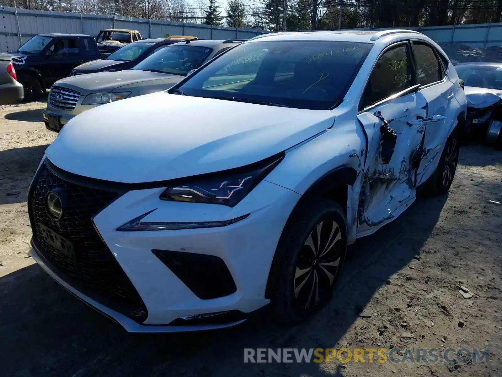 2 Photograph of a damaged car JTJBARBZ7K2193788 LEXUS NX 2019