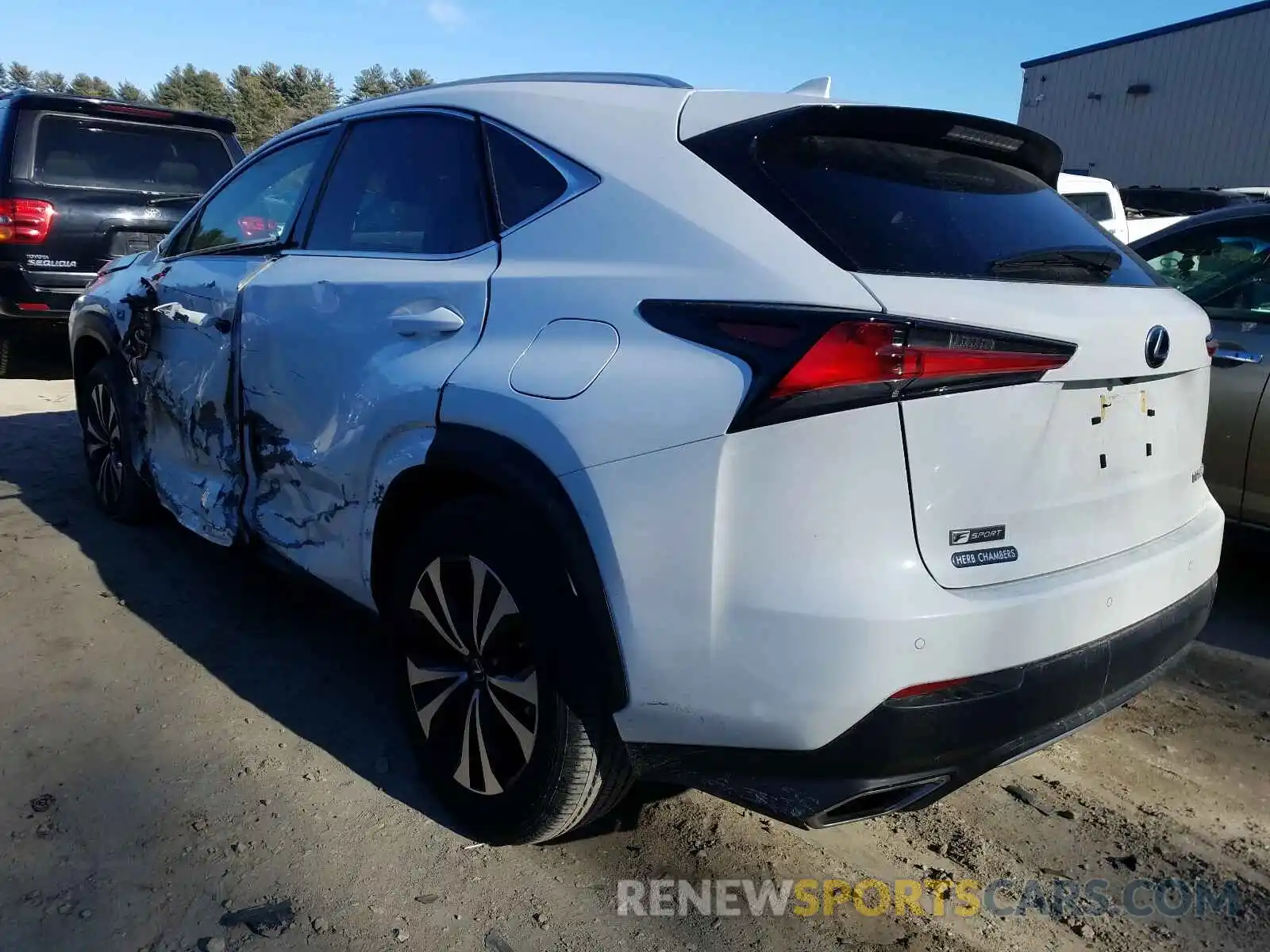 3 Фотография поврежденного автомобиля JTJBARBZ7K2193788 LEXUS NX 2019