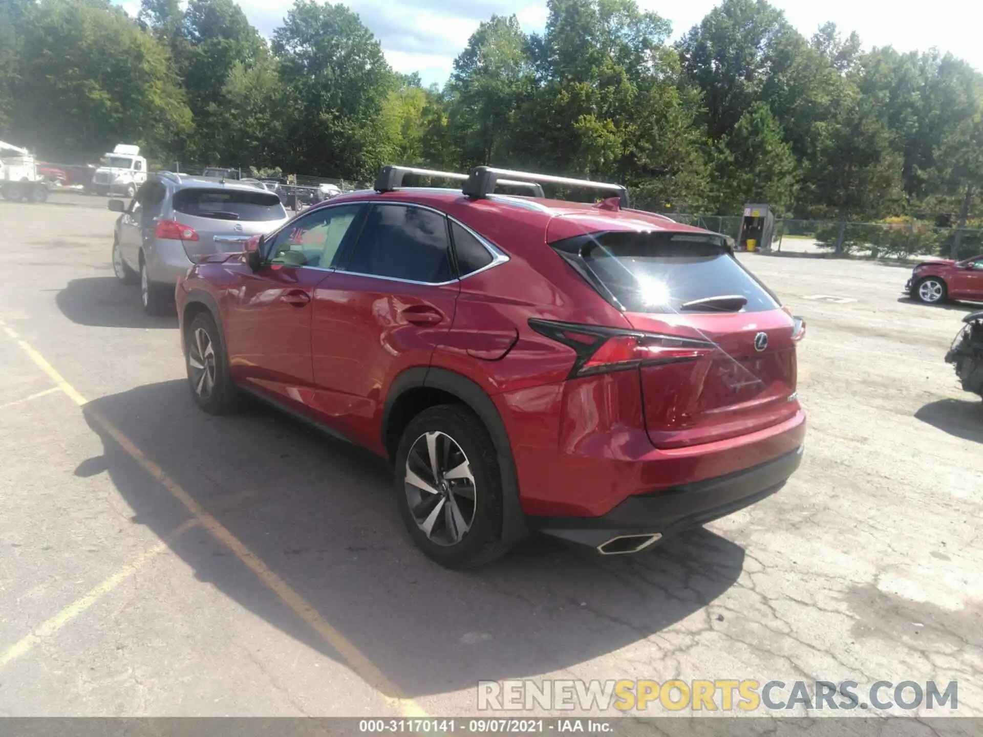 3 Фотография поврежденного автомобиля JTJBARBZ7K2194844 LEXUS NX 2019