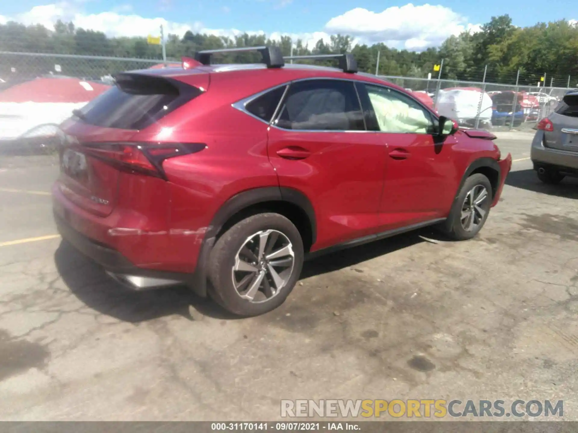 4 Фотография поврежденного автомобиля JTJBARBZ7K2194844 LEXUS NX 2019