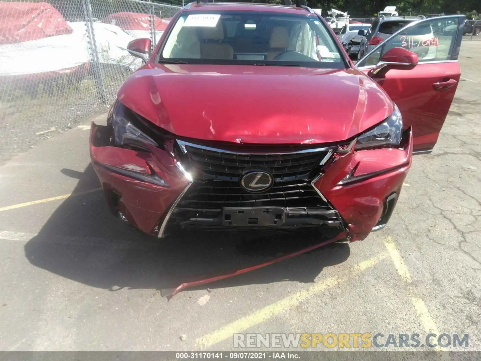 6 Photograph of a damaged car JTJBARBZ7K2194844 LEXUS NX 2019