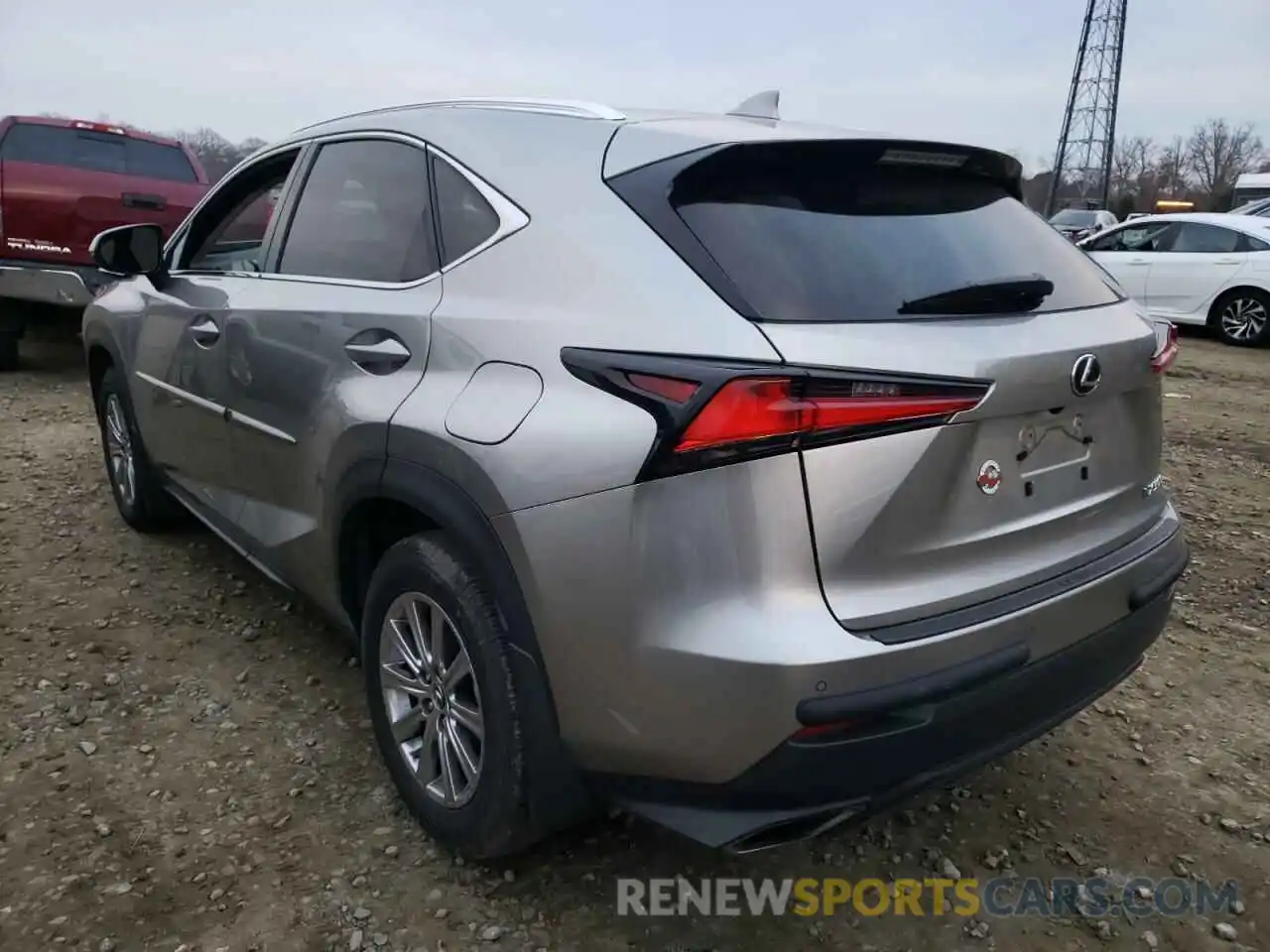 3 Photograph of a damaged car JTJBARBZ7K2201999 LEXUS NX 2019