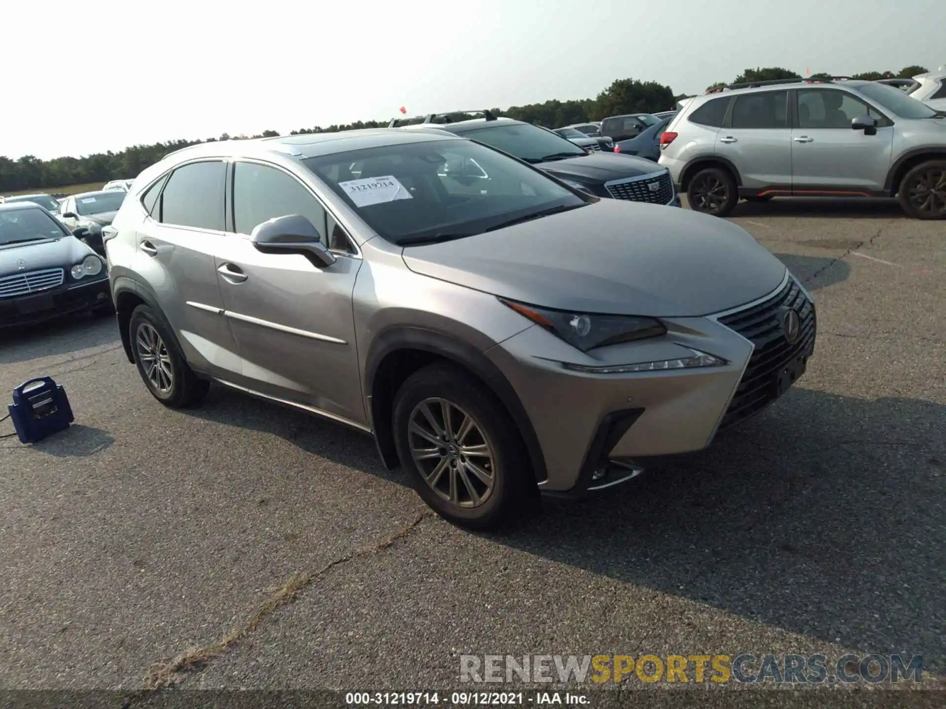 1 Photograph of a damaged car JTJBARBZ7K2205454 LEXUS NX 2019