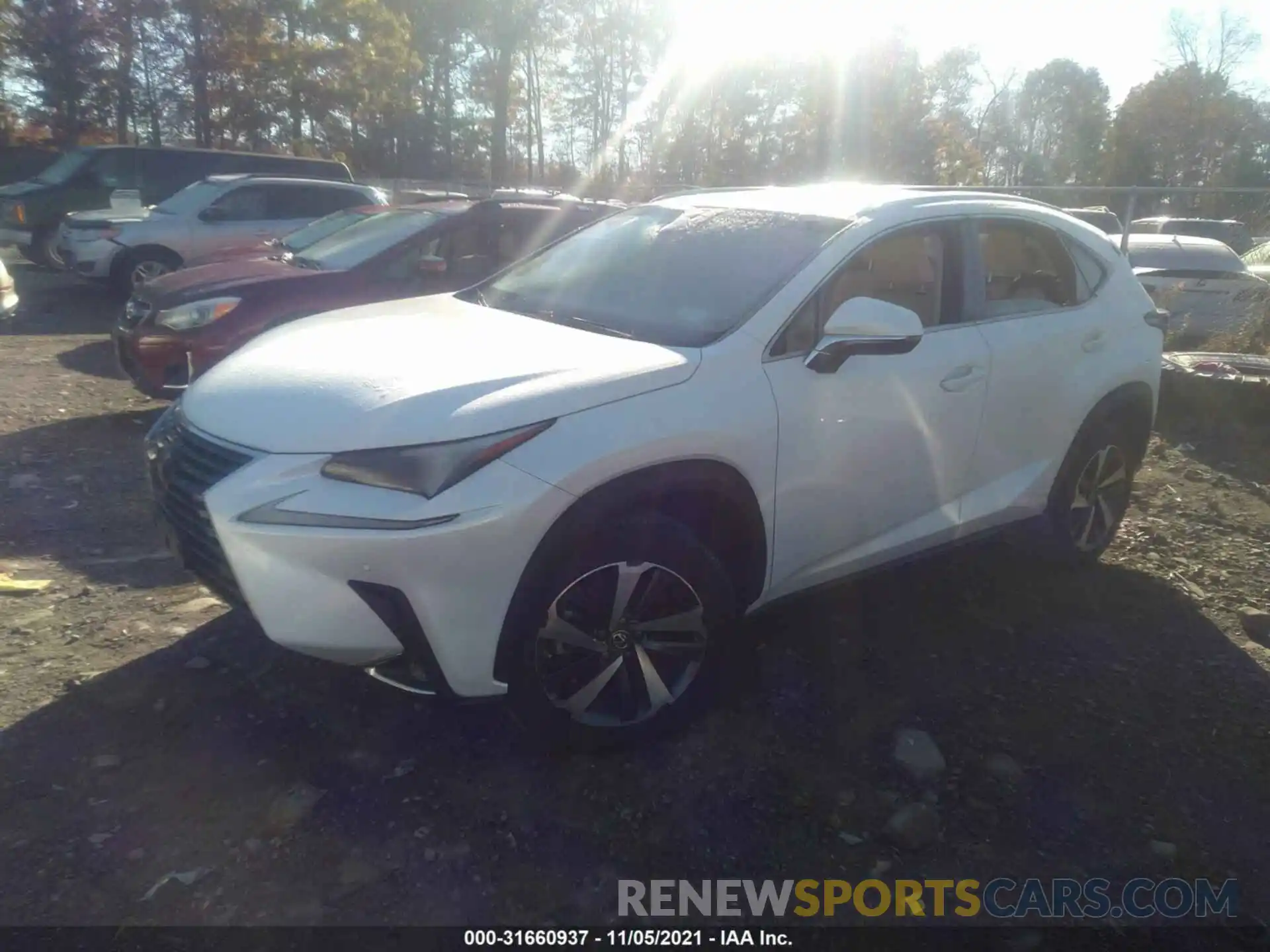 2 Фотография поврежденного автомобиля JTJBARBZ7K2210279 LEXUS NX 2019