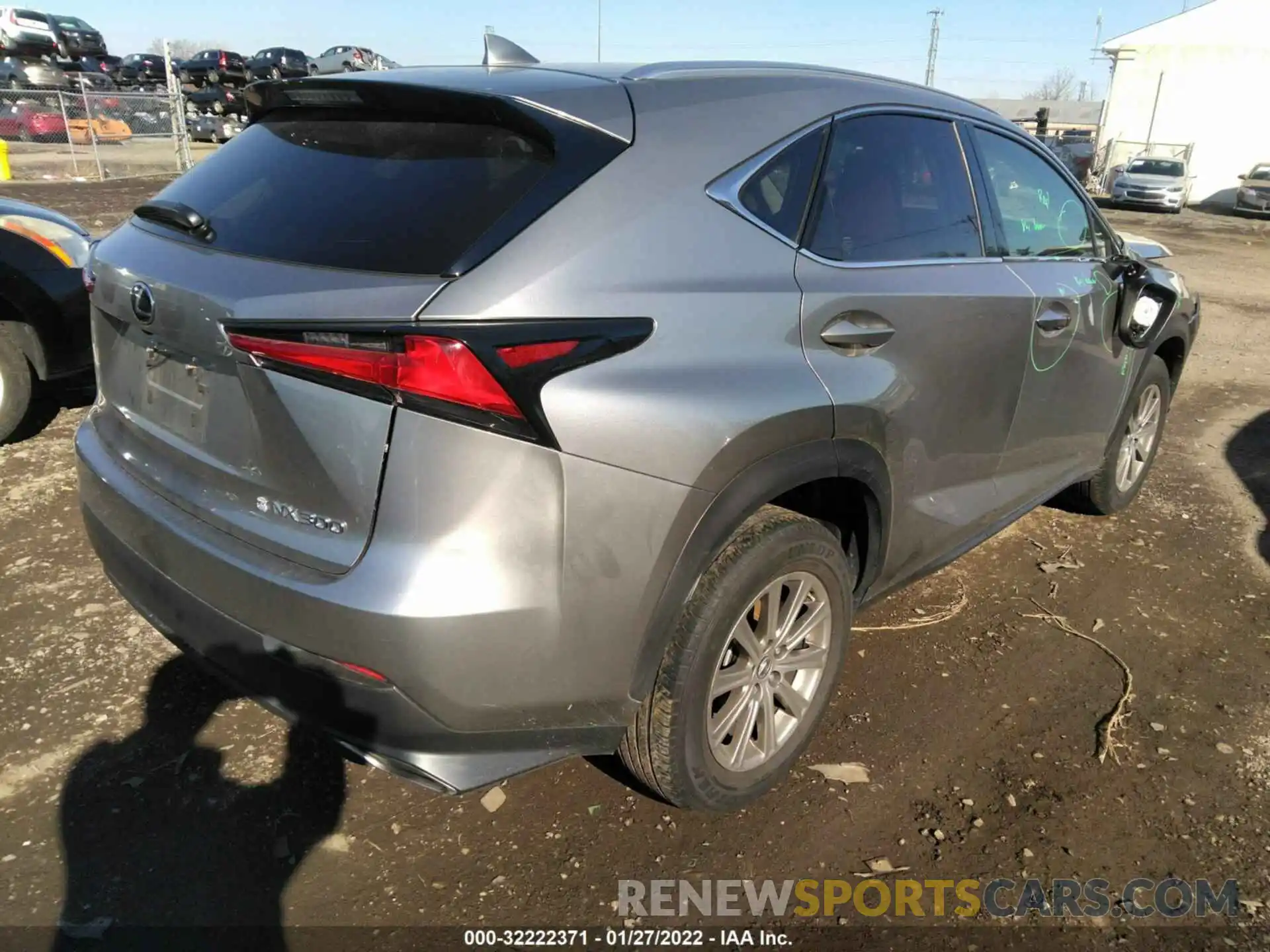 4 Фотография поврежденного автомобиля JTJBARBZ7K2211657 LEXUS NX 2019