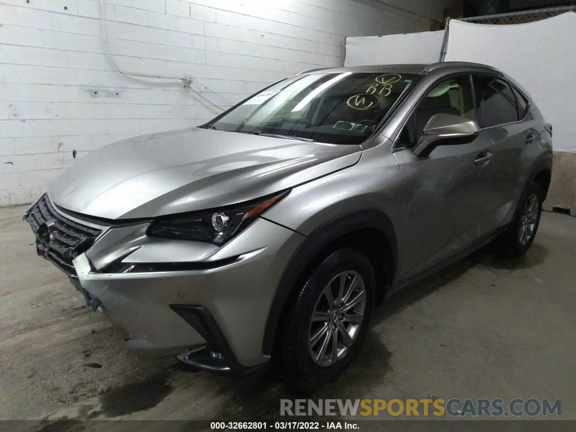 2 Photograph of a damaged car JTJBARBZ7K2212128 LEXUS NX 2019