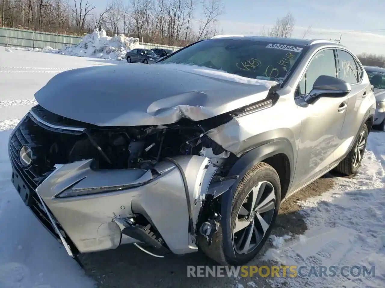 2 Photograph of a damaged car JTJBARBZ7K2215126 LEXUS NX 2019