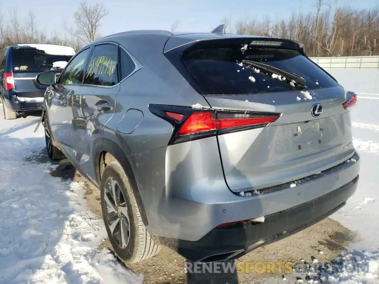 3 Фотография поврежденного автомобиля JTJBARBZ7K2215126 LEXUS NX 2019