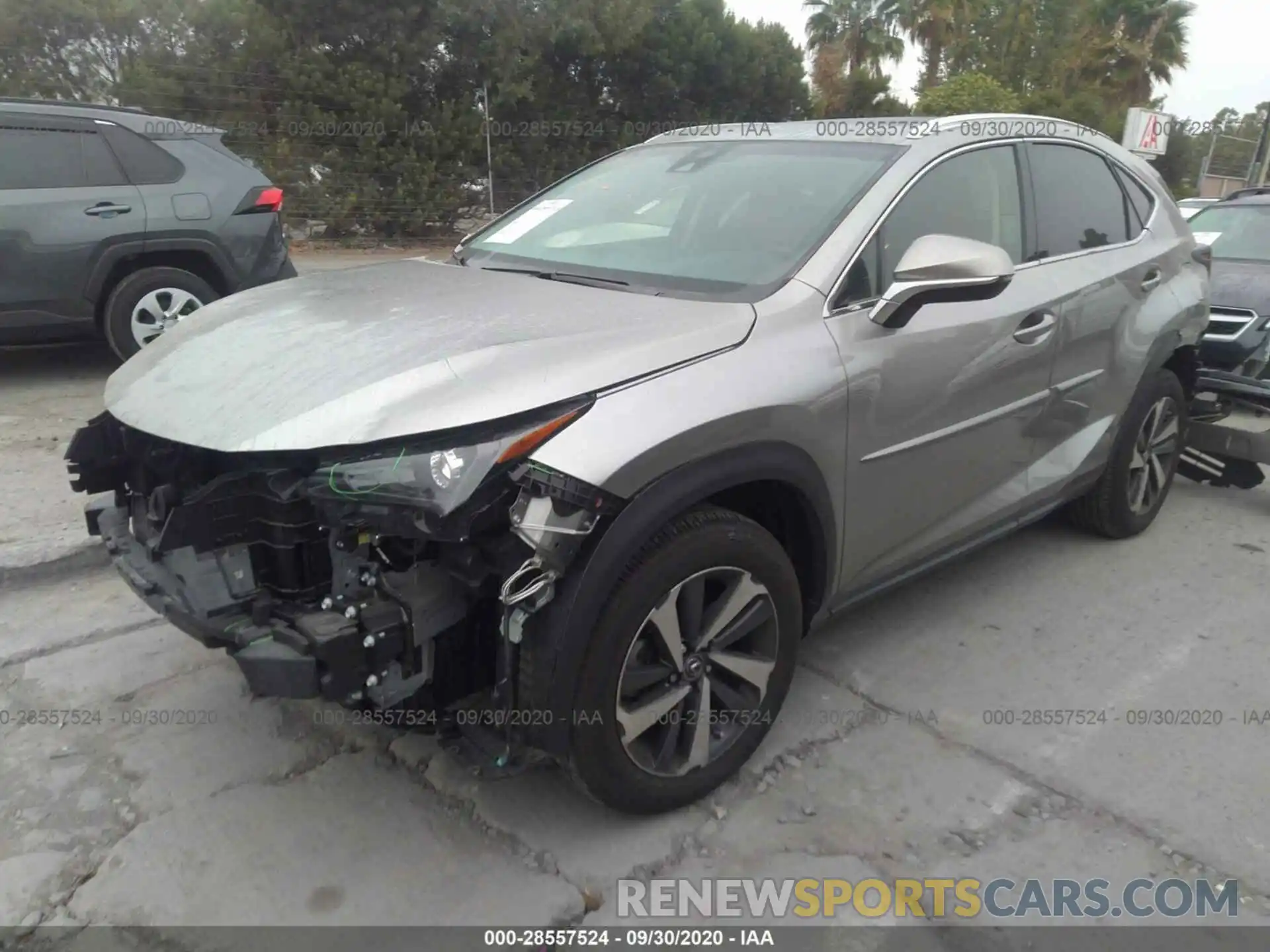 2 Photograph of a damaged car JTJBARBZ7K2215434 LEXUS NX 2019