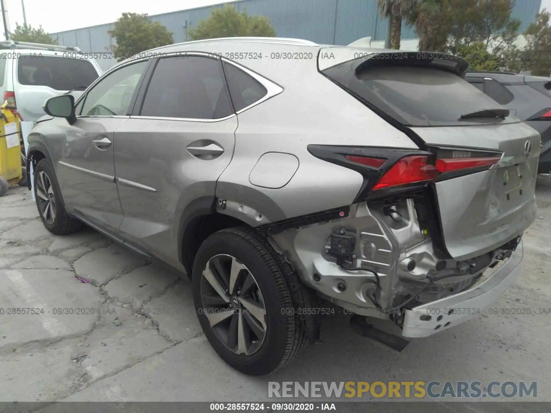 3 Photograph of a damaged car JTJBARBZ7K2215434 LEXUS NX 2019