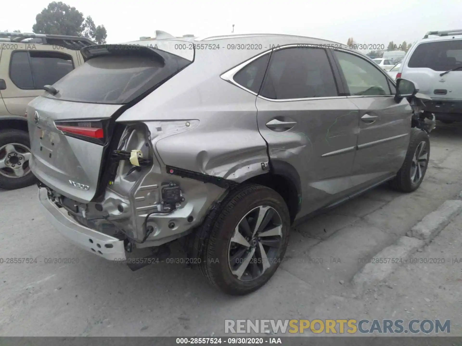 4 Фотография поврежденного автомобиля JTJBARBZ7K2215434 LEXUS NX 2019