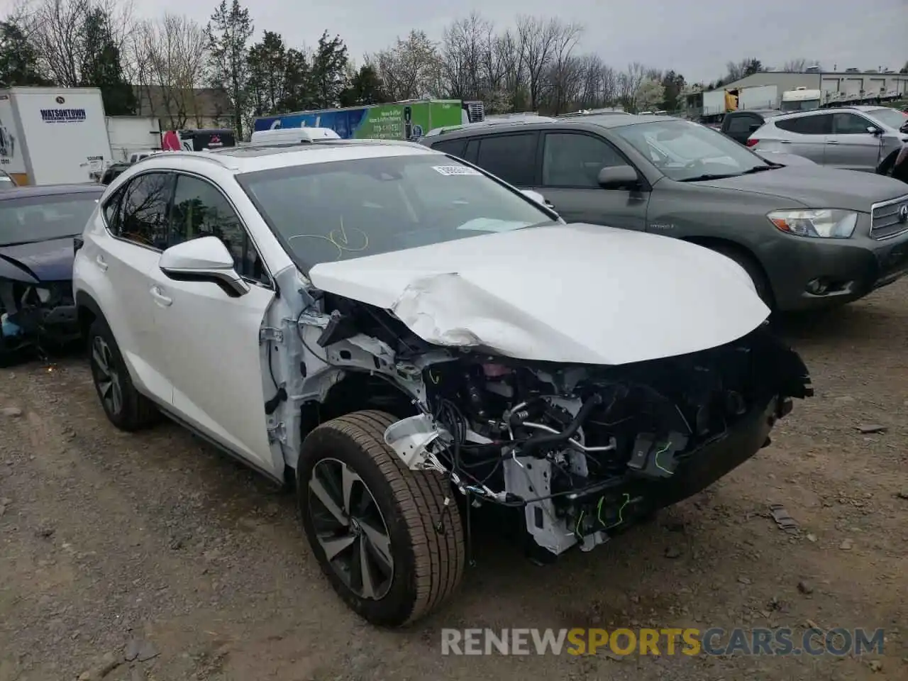 1 Photograph of a damaged car JTJBARBZ7K2215529 LEXUS NX 2019