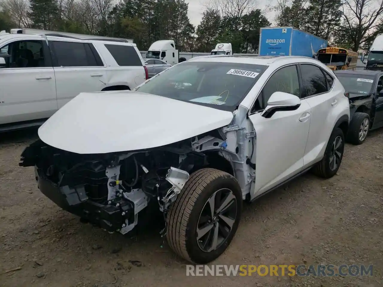 2 Photograph of a damaged car JTJBARBZ7K2215529 LEXUS NX 2019