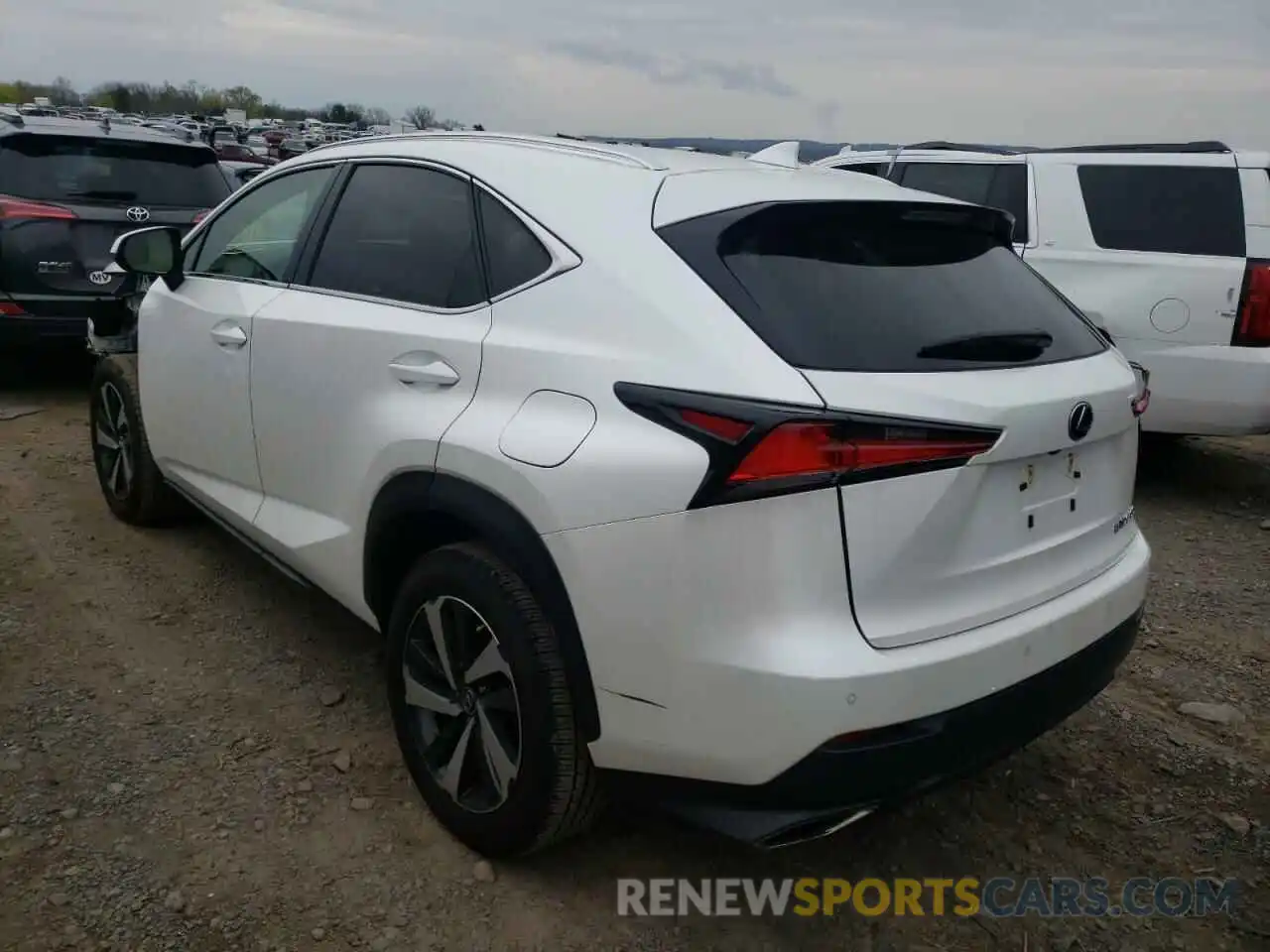 3 Фотография поврежденного автомобиля JTJBARBZ7K2215529 LEXUS NX 2019