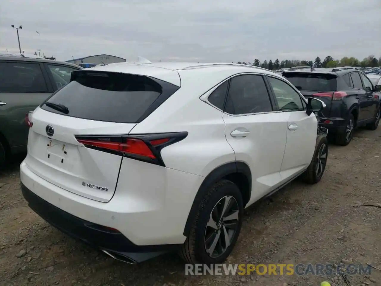 4 Фотография поврежденного автомобиля JTJBARBZ7K2215529 LEXUS NX 2019