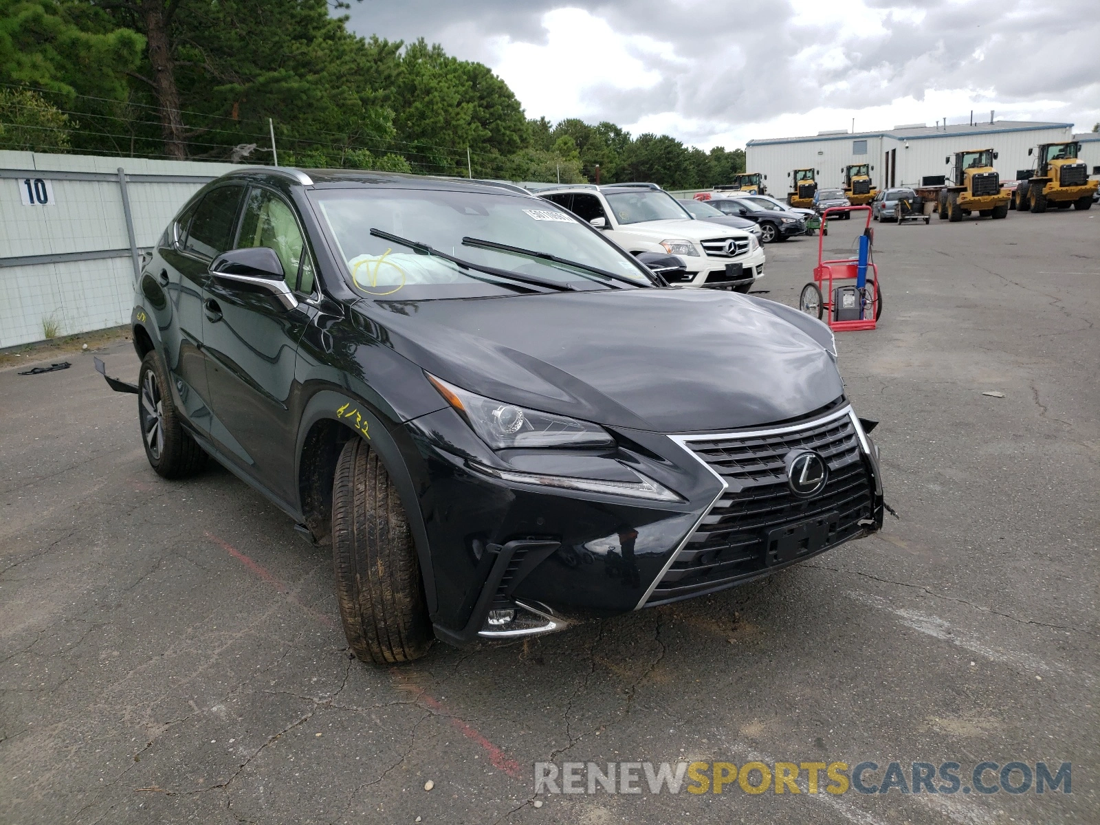 1 Photograph of a damaged car JTJBARBZ7K2216275 LEXUS NX 2019