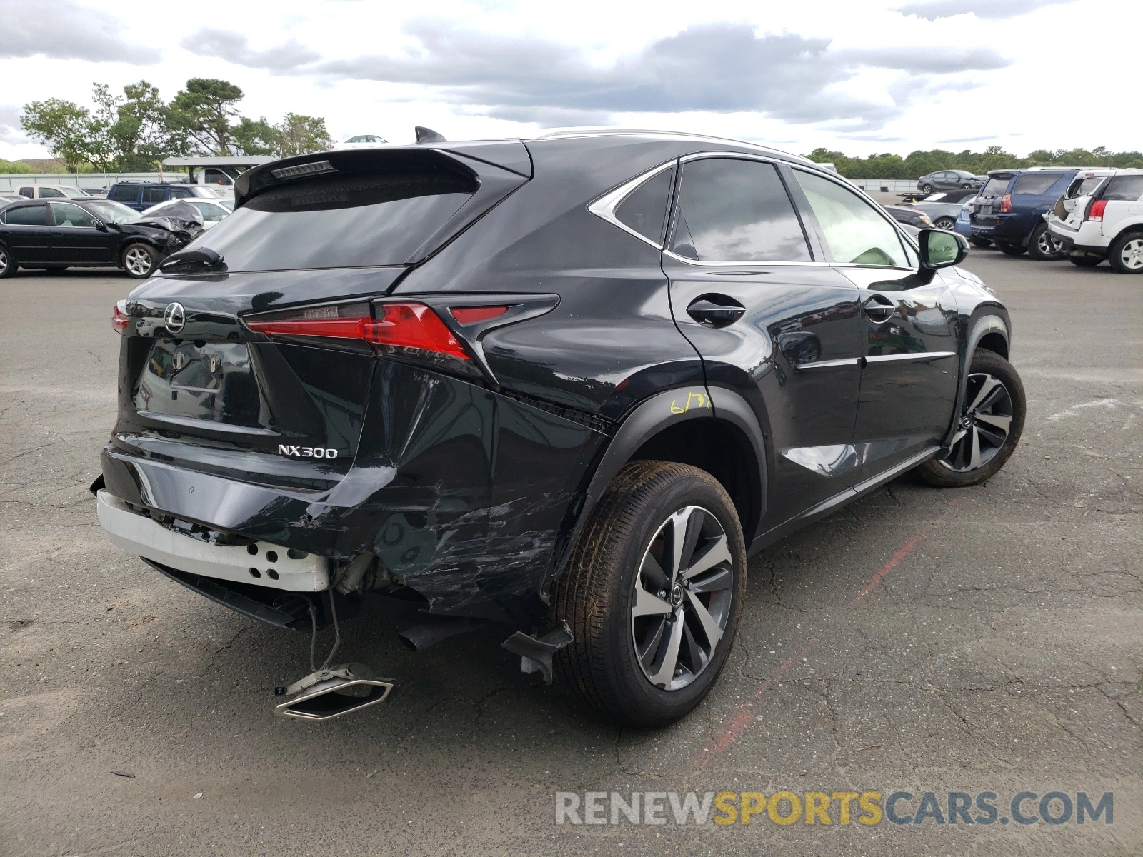 4 Photograph of a damaged car JTJBARBZ7K2216275 LEXUS NX 2019