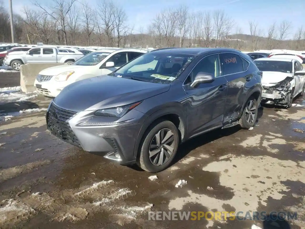 1 Photograph of a damaged car JTJBARBZ7K2216387 LEXUS NX 2019