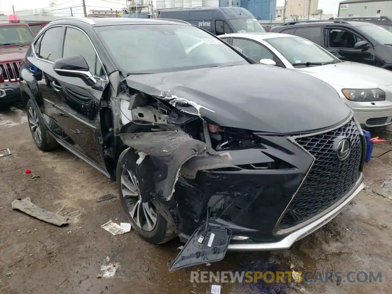 1 Photograph of a damaged car JTJBARBZ7K2216826 LEXUS NX 2019