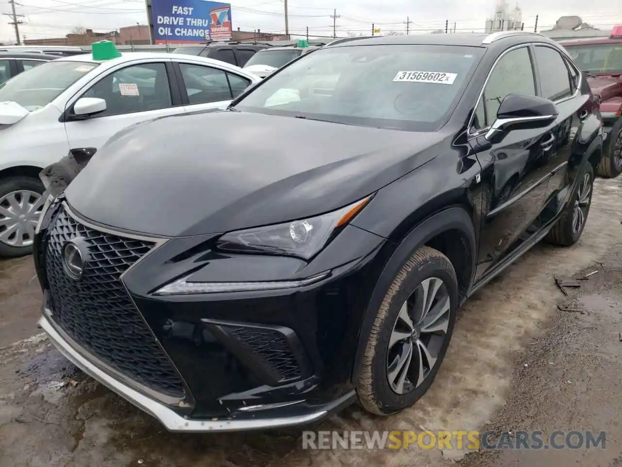 2 Фотография поврежденного автомобиля JTJBARBZ7K2216826 LEXUS NX 2019