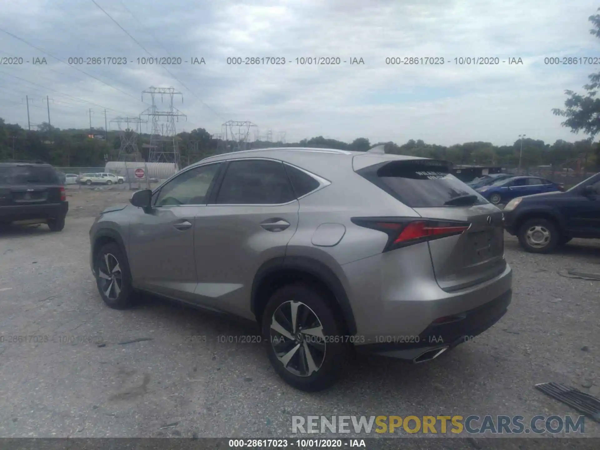 3 Фотография поврежденного автомобиля JTJBARBZ7K2217586 LEXUS NX 2019