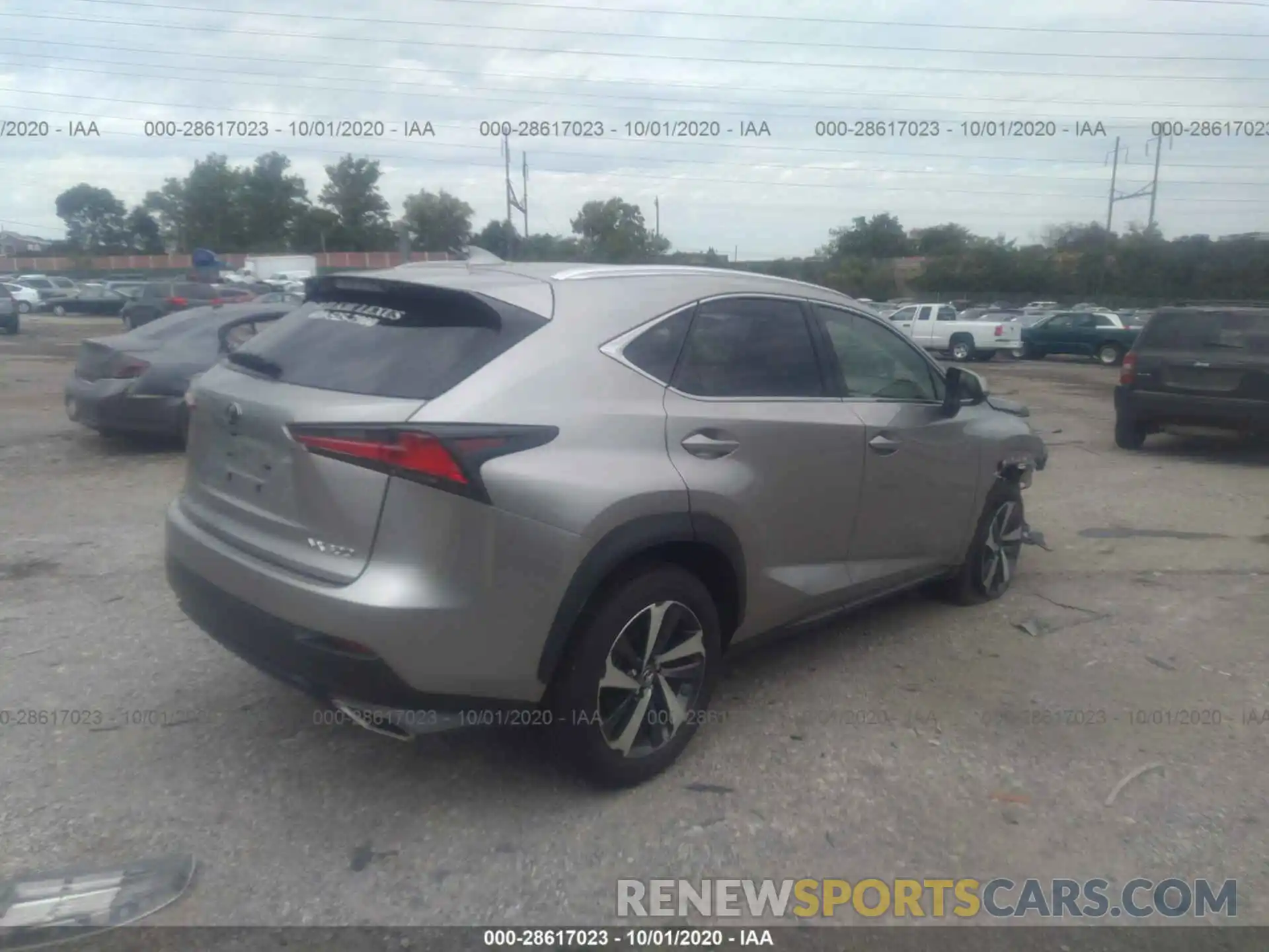 4 Photograph of a damaged car JTJBARBZ7K2217586 LEXUS NX 2019