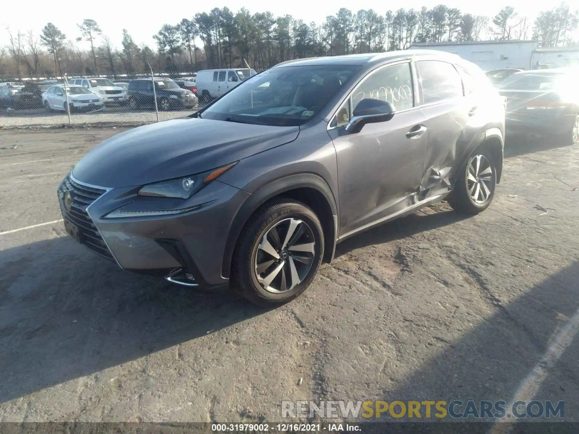 2 Photograph of a damaged car JTJBARBZ8K2179379 LEXUS NX 2019