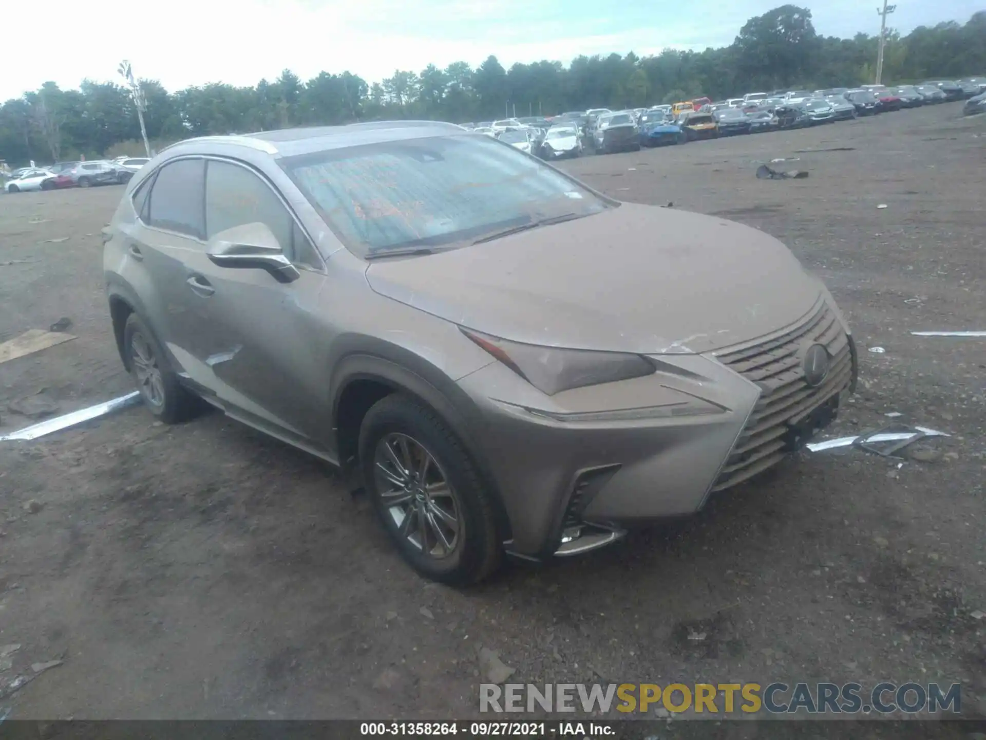 1 Photograph of a damaged car JTJBARBZ8K2180418 LEXUS NX 2019